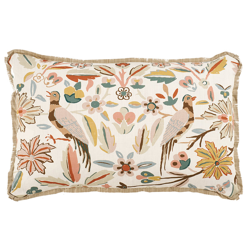 SAMPLE CARD PILLOW - D1680 MENAGERIE CINNAMON