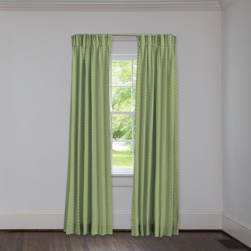 ALDARA MOSS PINCHED PLEAT - LACEFILED DESIGNS DRAPERY