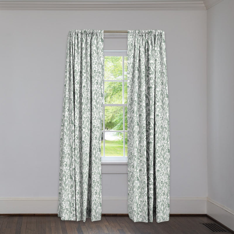 ASTORIA EUCALYPTUS ROD POCKET - LACEFIELD DESIGNS DRAPERY 