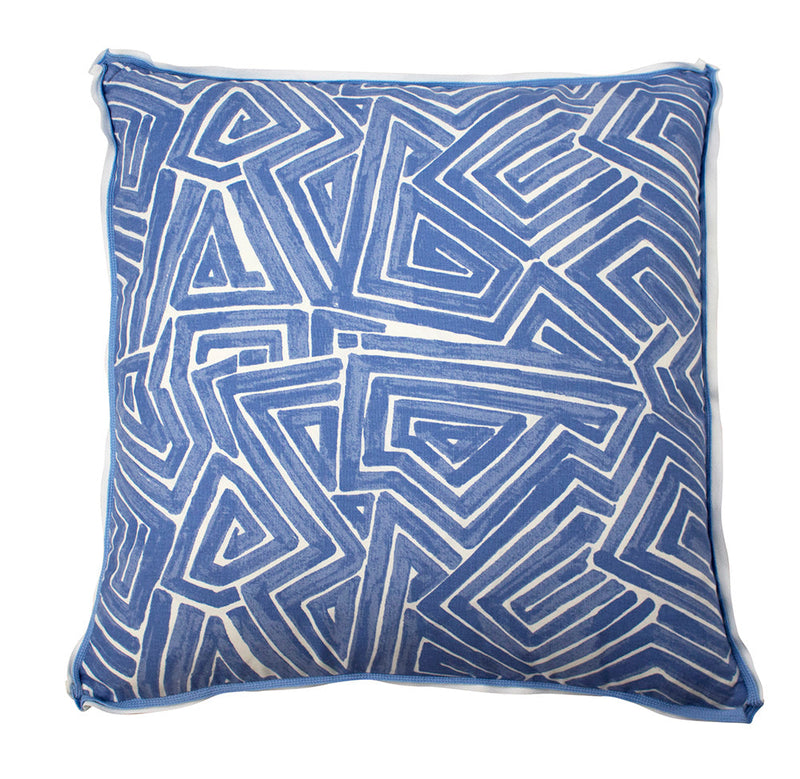 SAMPLE PILLOW CARD D1394 - MAZE PERIWINKLE W/ DOUBLE TAPE