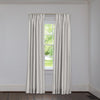 TICKING STRIPE COCOA CUSTOM DRAPERY