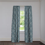 WOODLAND DUSTY BLUE CUSTOM DRAPERY