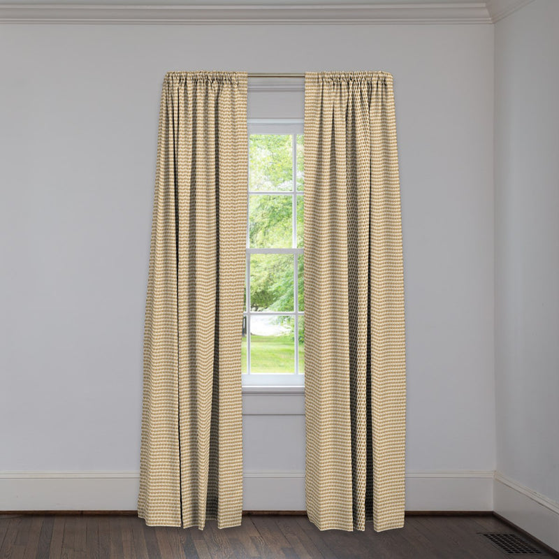 ZEST OCHRE CUSTOM DRAPERY