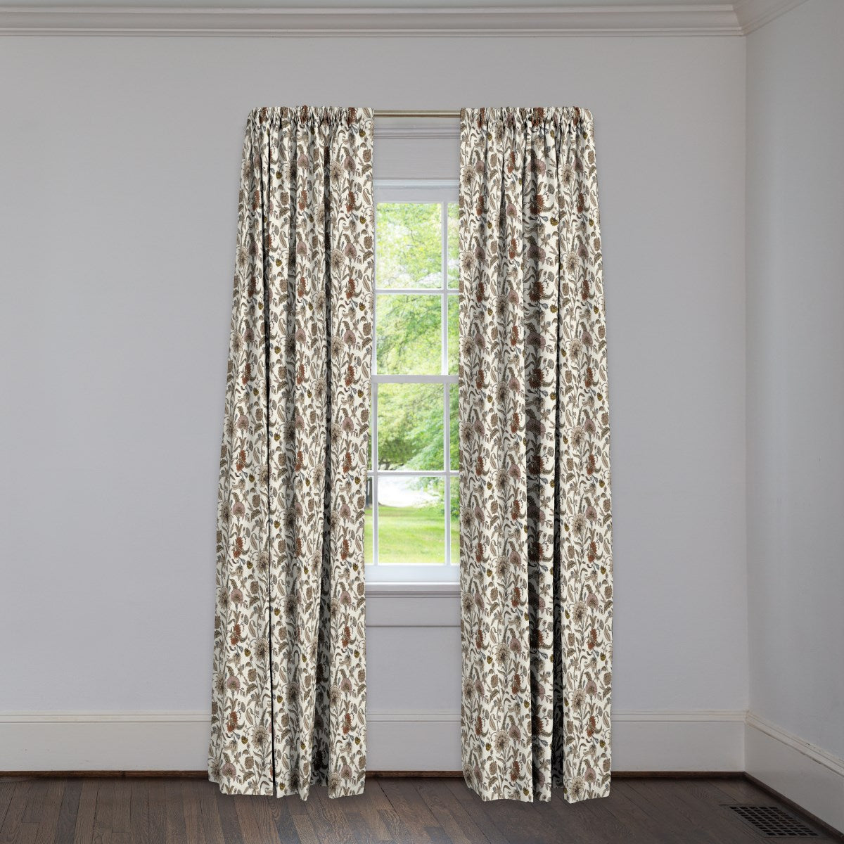 DEVON CINNAMON CUSTOM DRAPERY - Lacefield Designs Textiles