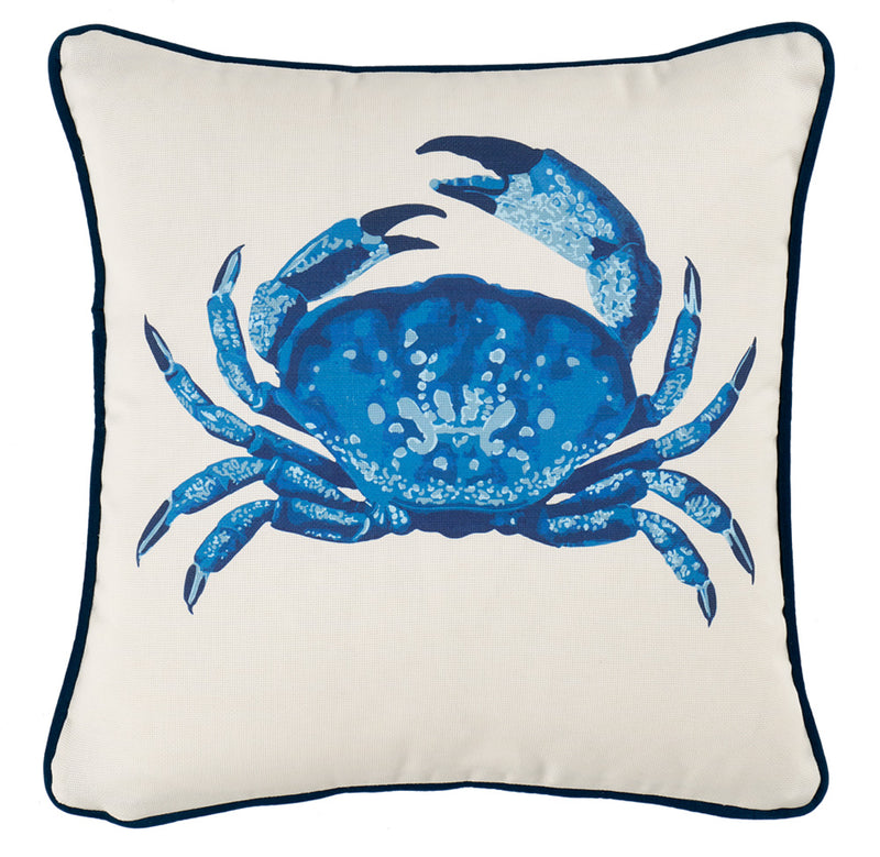 SAMPLE CARD PILLOW - OUT169 CRAB BLUE